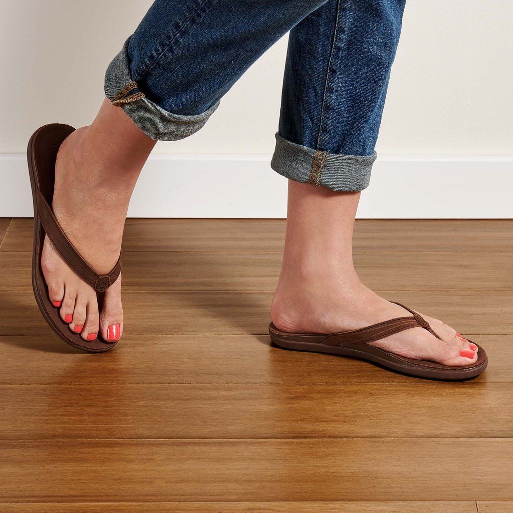 Sandalias Olukai ‘Aukai - Chanclas Mujer Cafes 20563-180